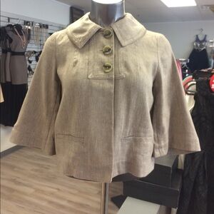 🦋Banana Republic Herringbone crop jacket🦋